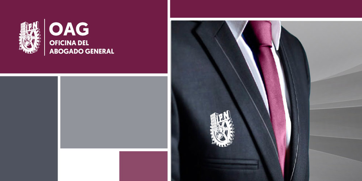 imagen con titulo de oficina del abogado general y la imagen de un torso con traje